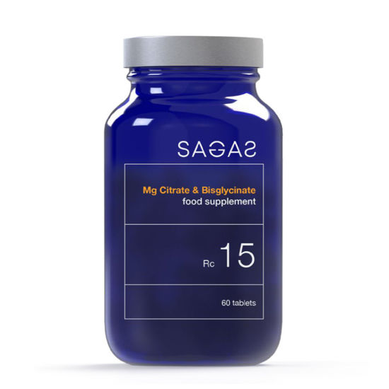 Sagas Rc 15 magnezijev citrat in bisglicinat