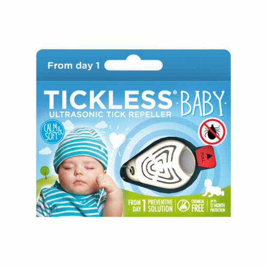 Tickless Baby ultrazvočni odganjalec klopov za otroke, bež ali roza, 1 kos